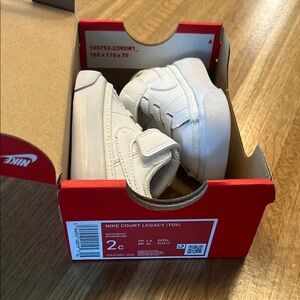 Nike Kids Court Legacy White Shoes